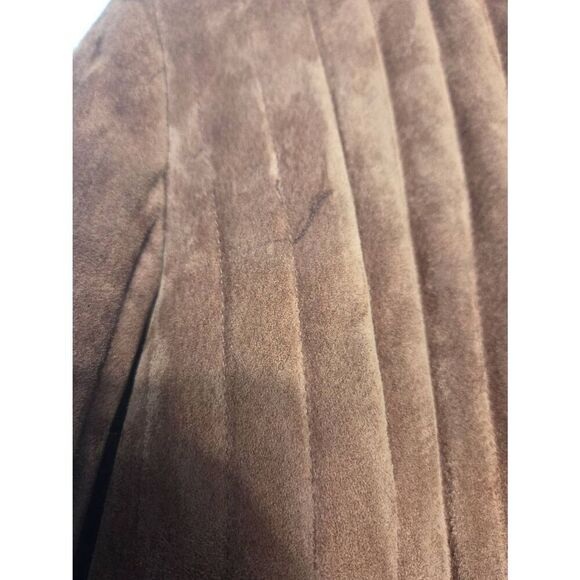 VTG 70s Le Soleil Leather Suede Jacket Brown Sz. 7/8 - Picture 6 of 9